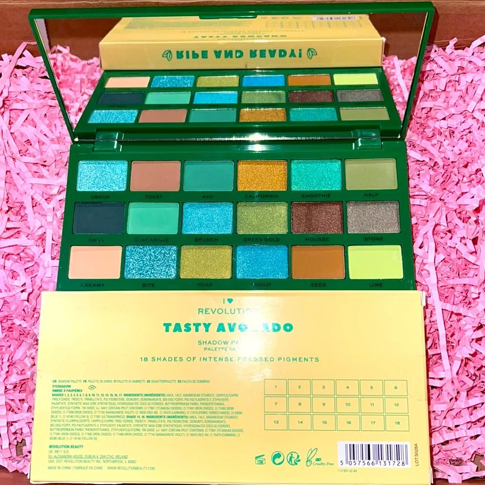 🎁 EXTREME BLOWOUT🎁 🆕🥑 Tasty Avocado Eyeshadow Palette - Picture 1 of 7